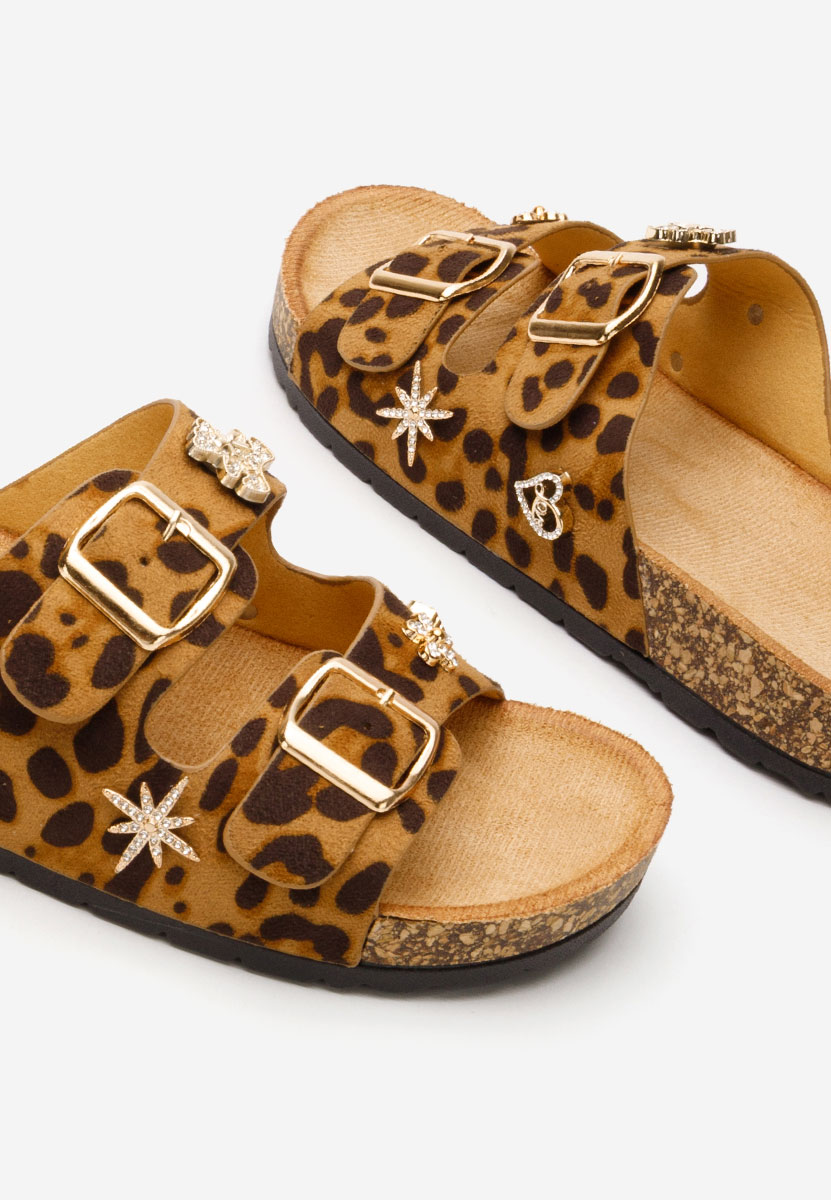 Papuče za ženske Moonie leopardi