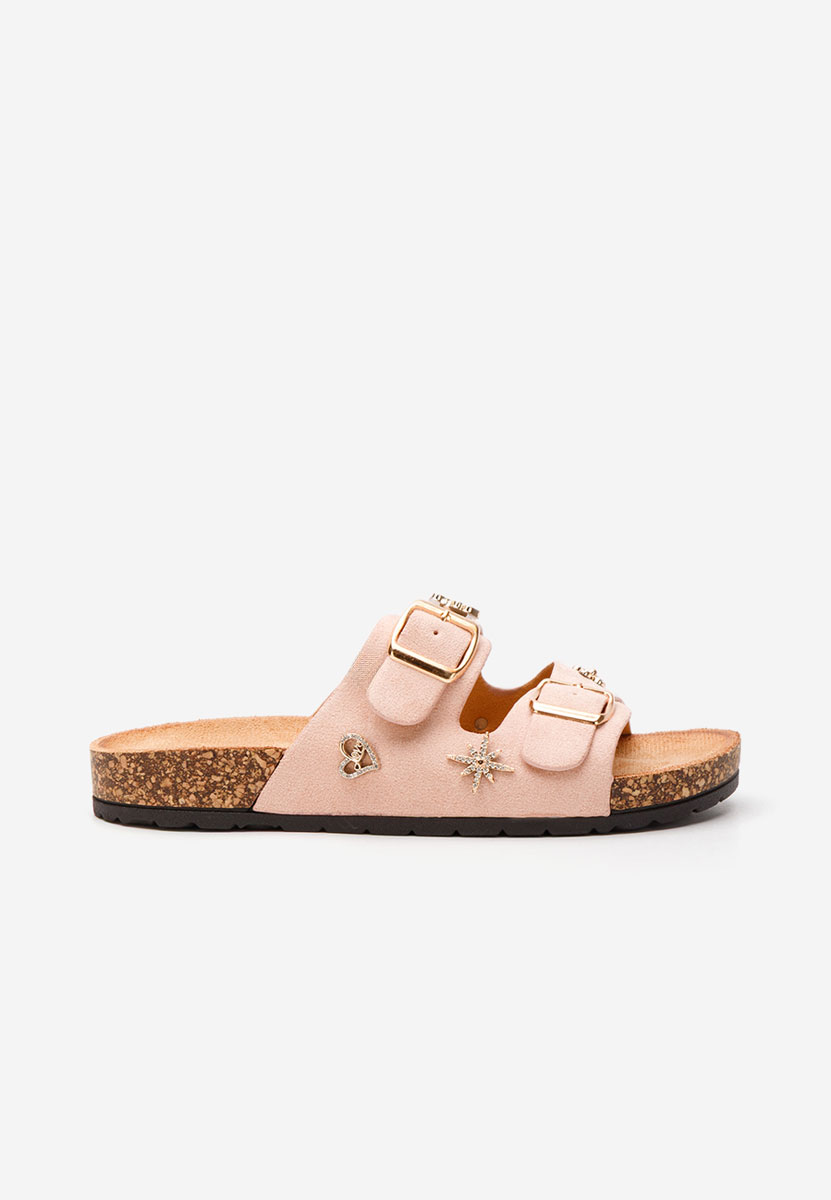 Papuče za ženske Moonie ružičasto