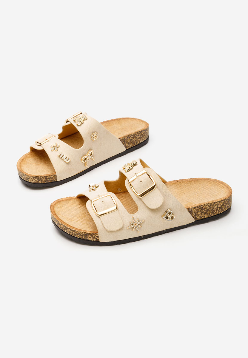 Papuče za ženske Moonie bež