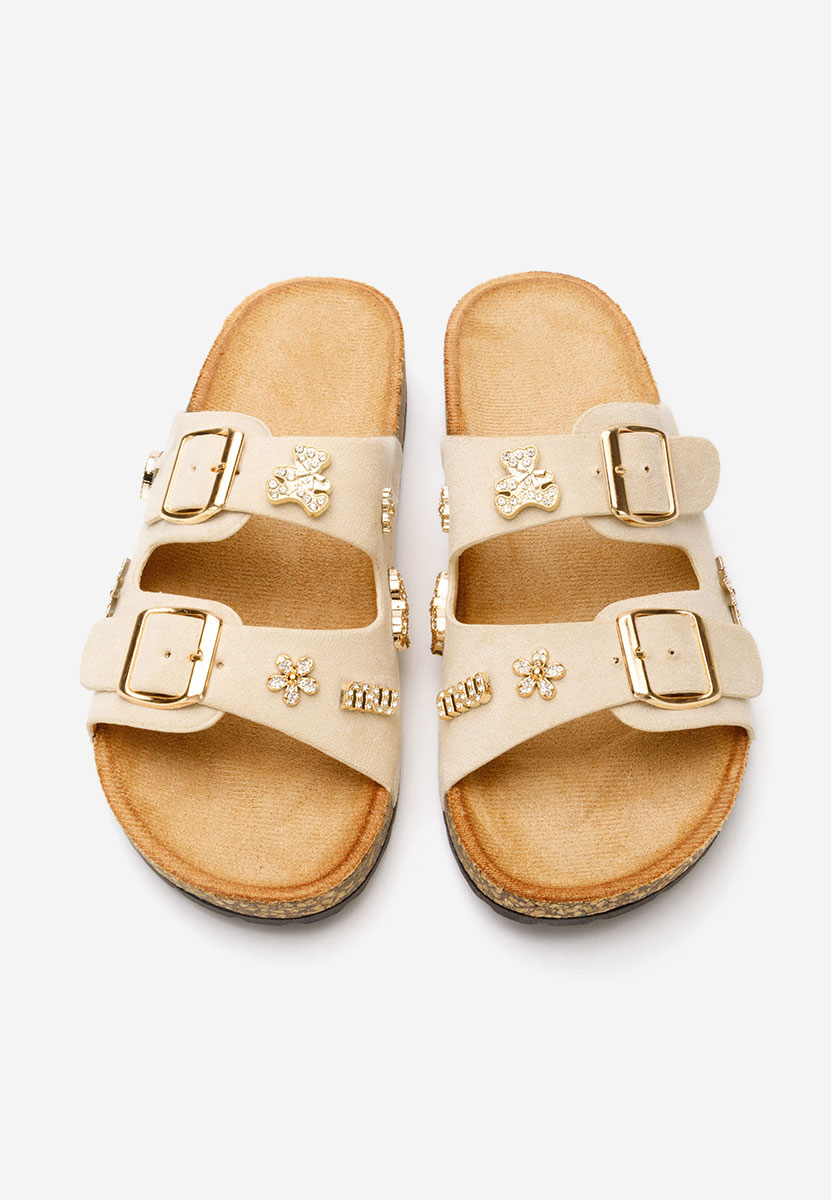 Papuče za ženske Moonie bež