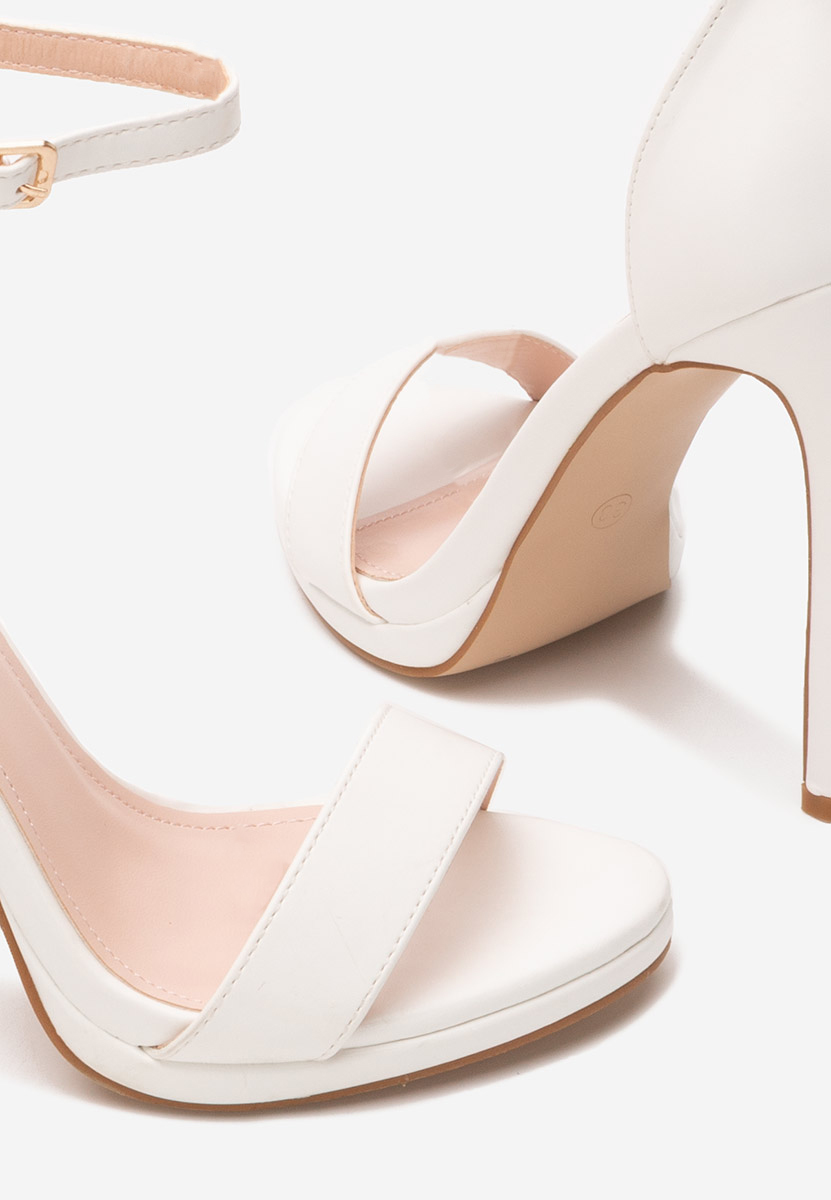 Štikle sandale Barnysa bijele