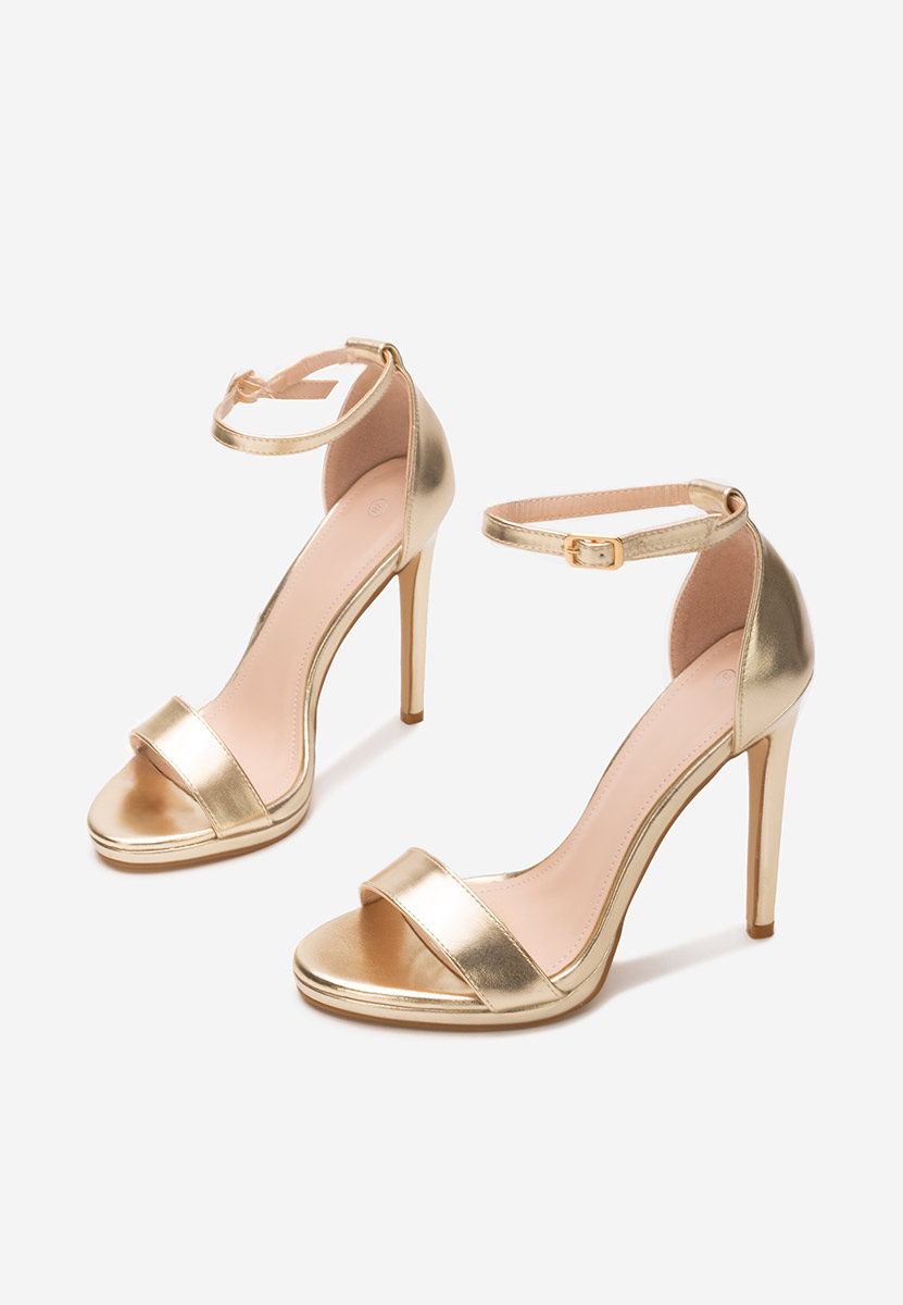 Štikle sandale Barnysa zlatno