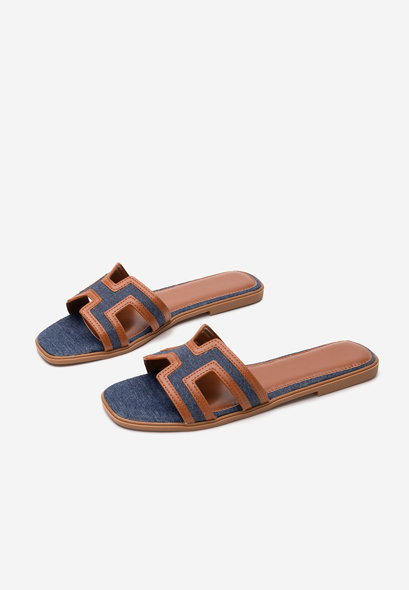 Papuče s nisku petu Zoralia jeans