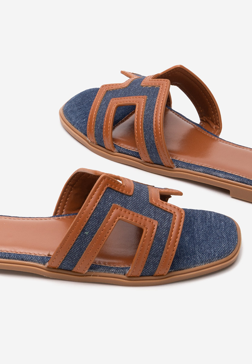Papuče s nisku petu Zoralia jeans