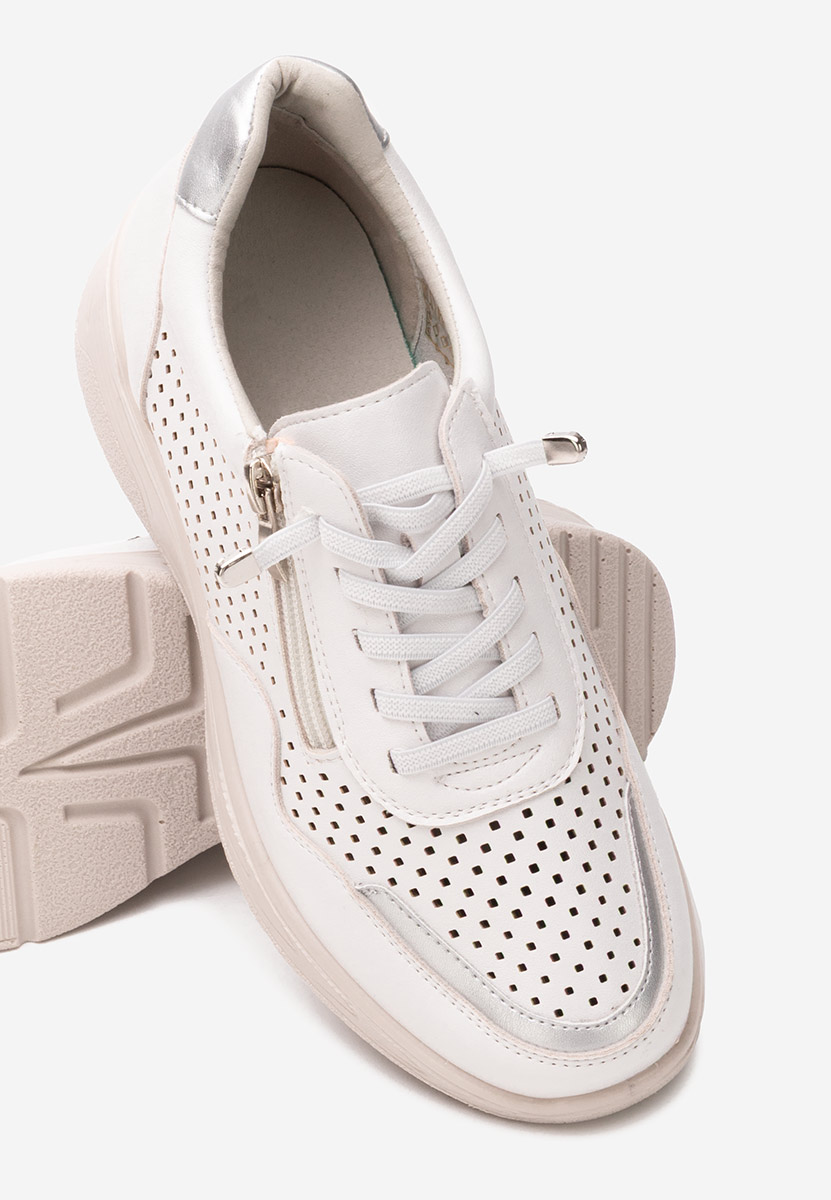 Ženske sneakers Vernisa bijele