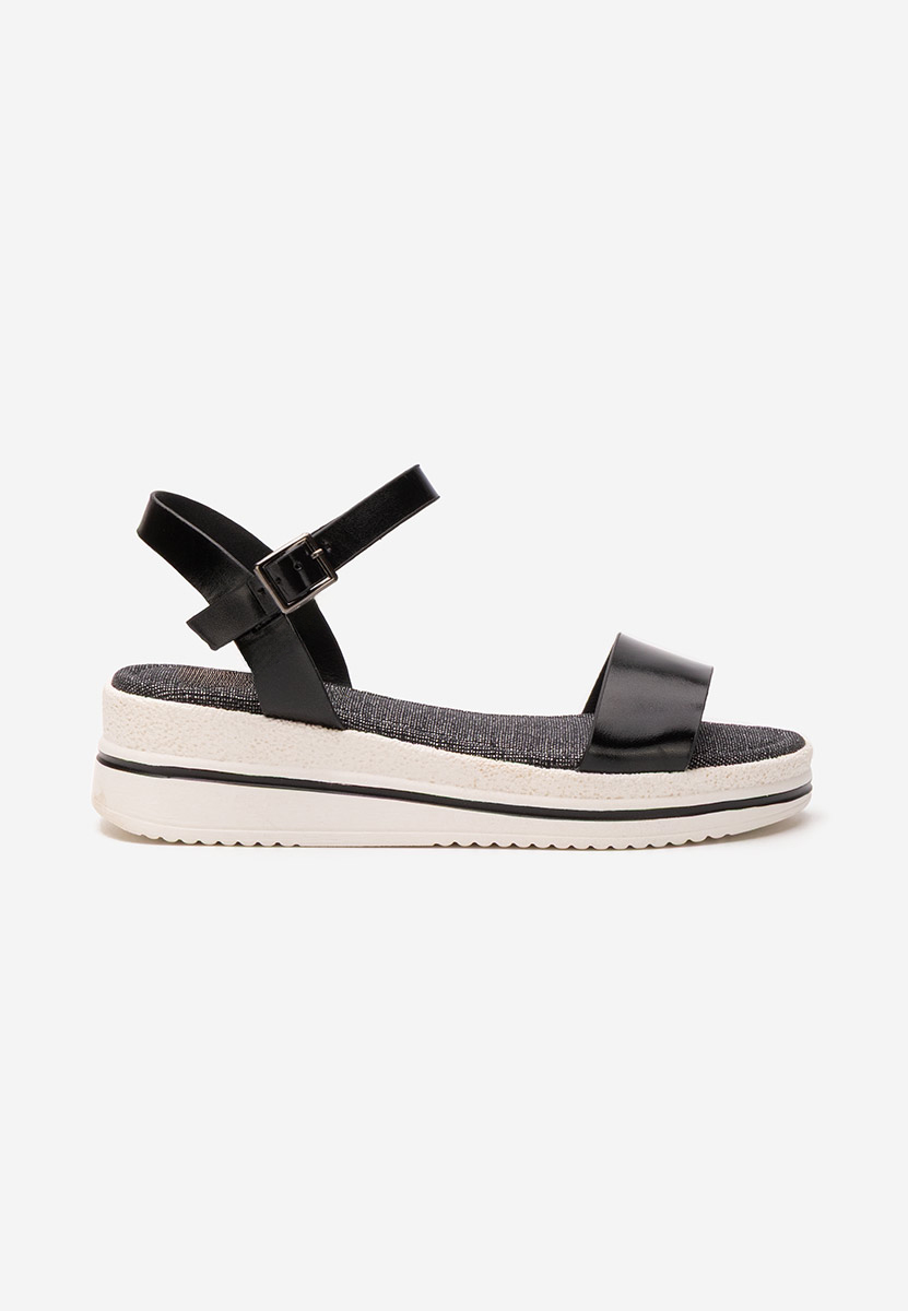 Sandale s platformom Elviana crno