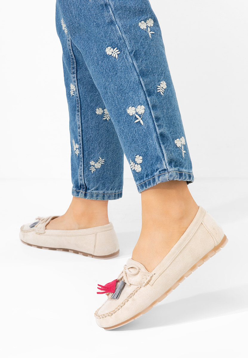 Ženske mokasinke Prestia V2 bež