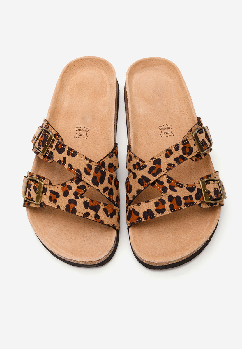 Papuče za ženske Viriana leopardi