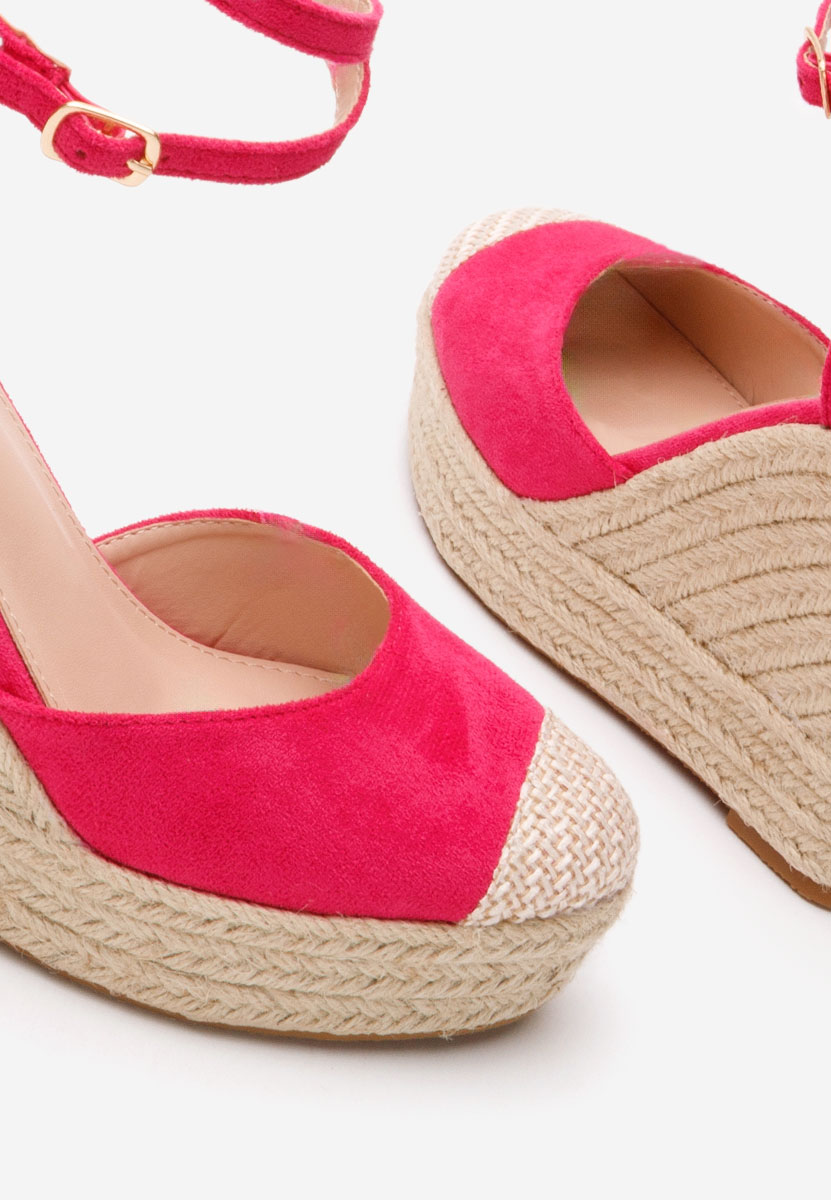 Sandale s platformom Saniza V3 fuksija