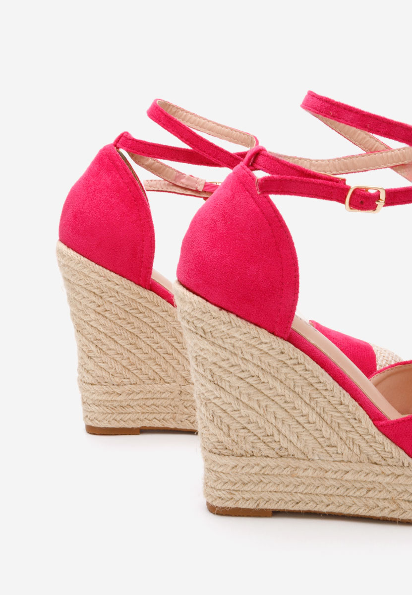 Sandale s platformom Saniza V3 fuksija