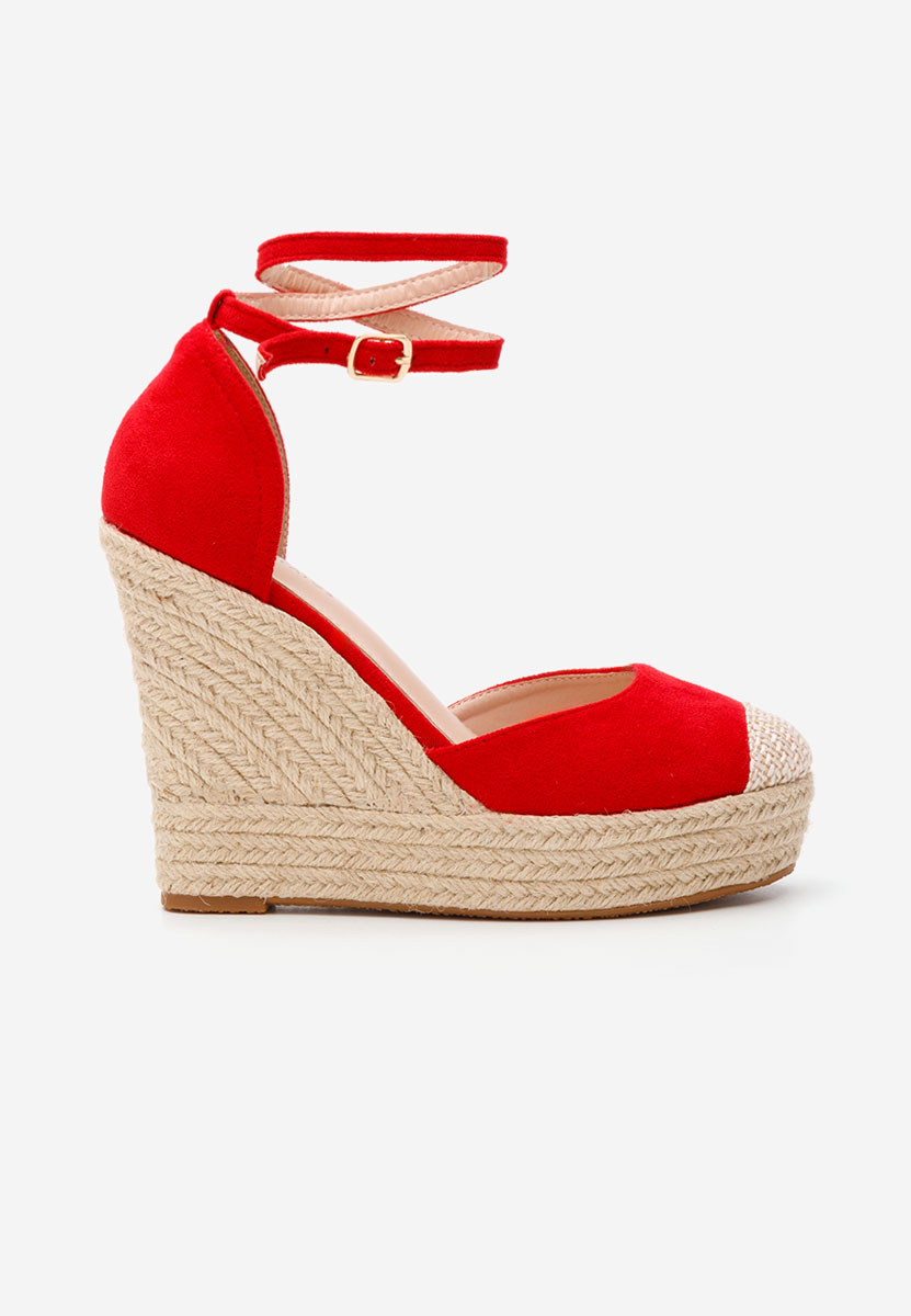 Sandale s platformom Saniza V3 crveno