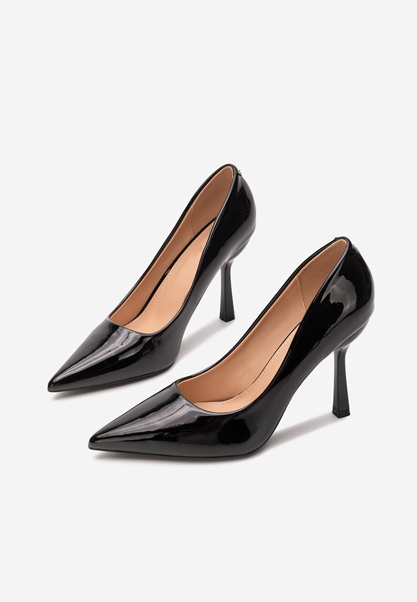 Lakirane Štikle Avilaga Crno