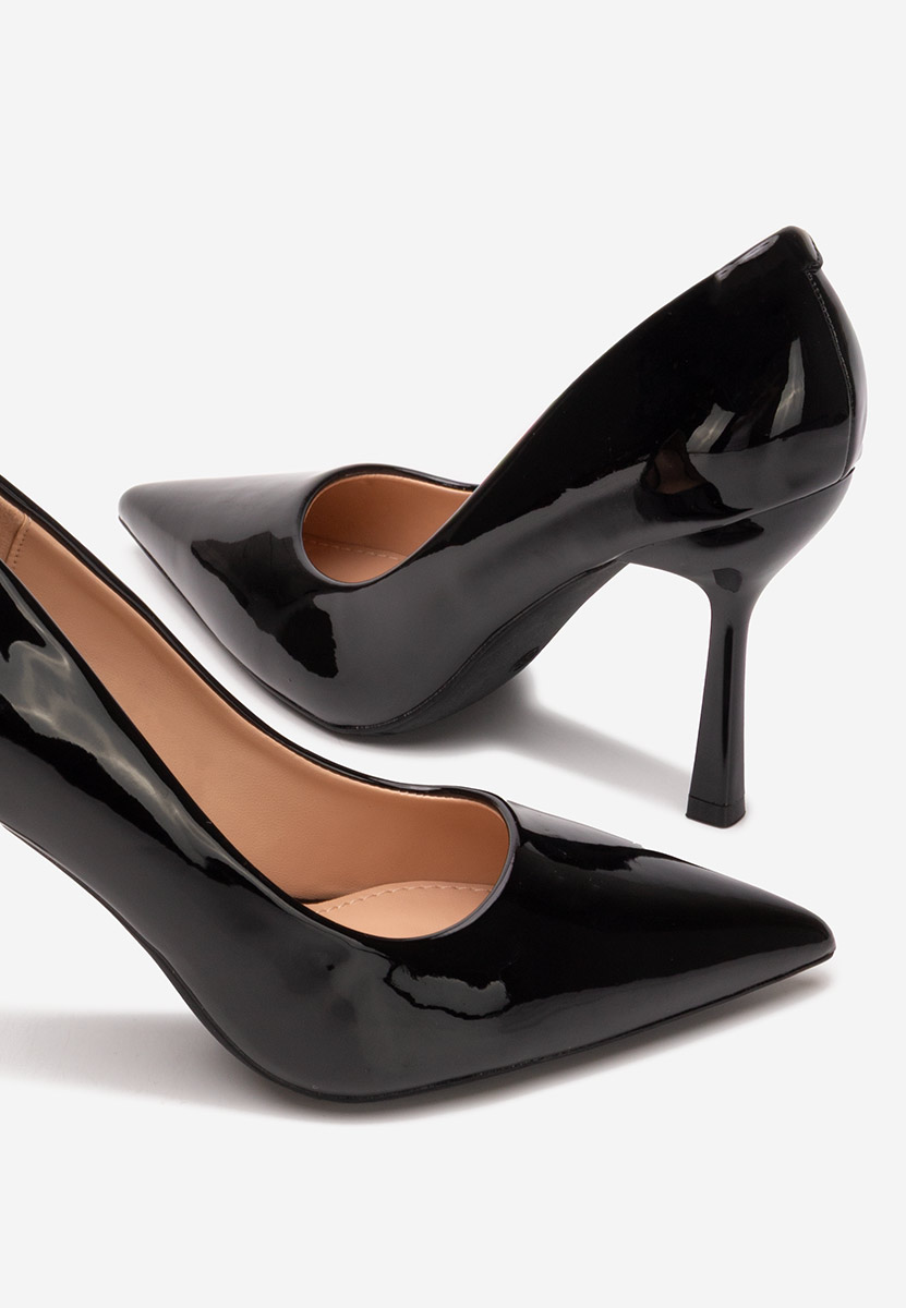 Lakirane Štikle Avilaga Crno