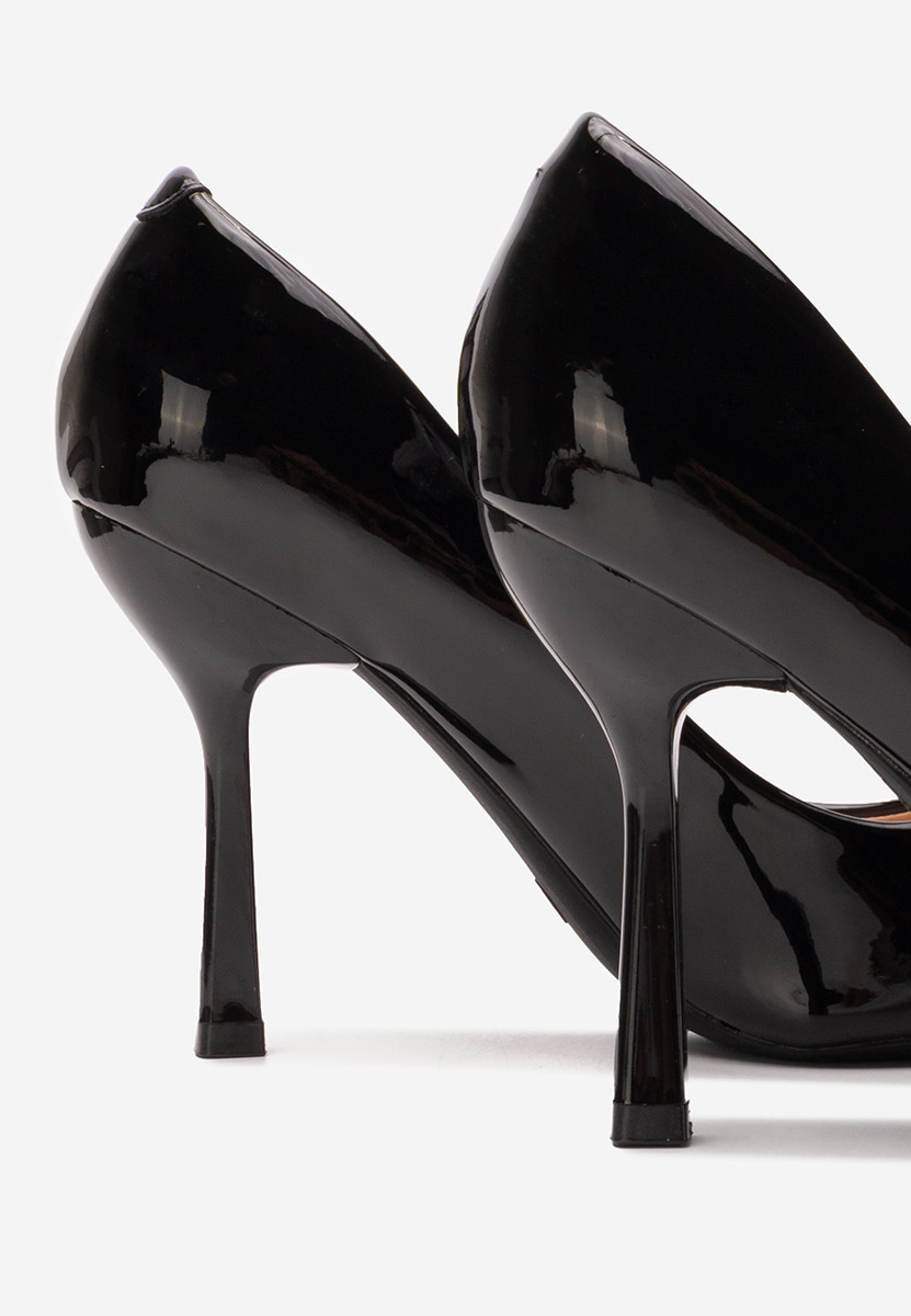 Lakirane Štikle Avilaga Crno