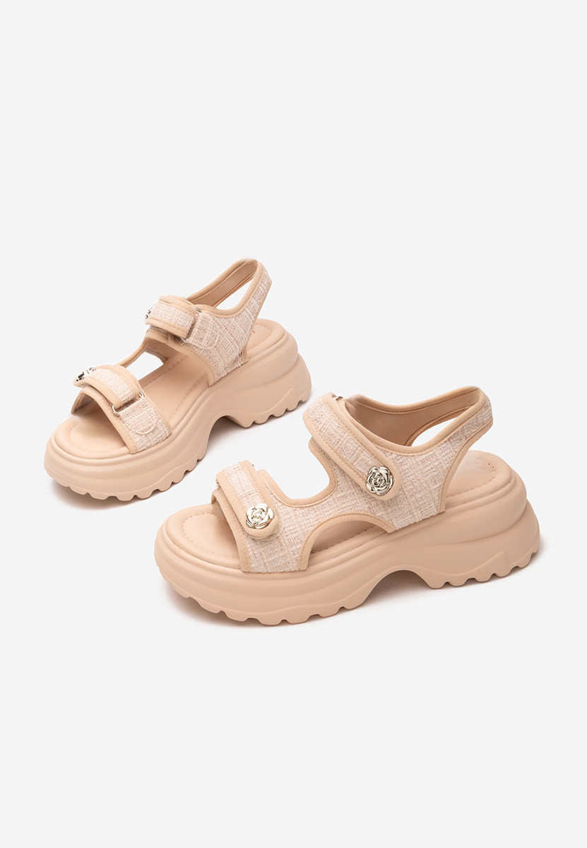 Sandale s platformom Waneta kaki