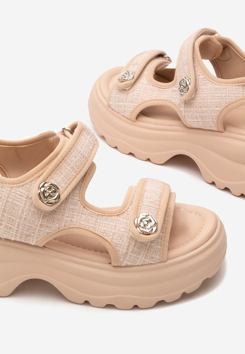 Sandale s platformom Waneta kaki