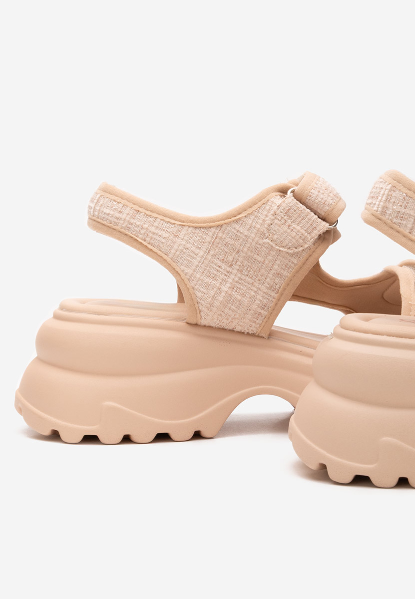 Sandale s platformom Waneta kaki