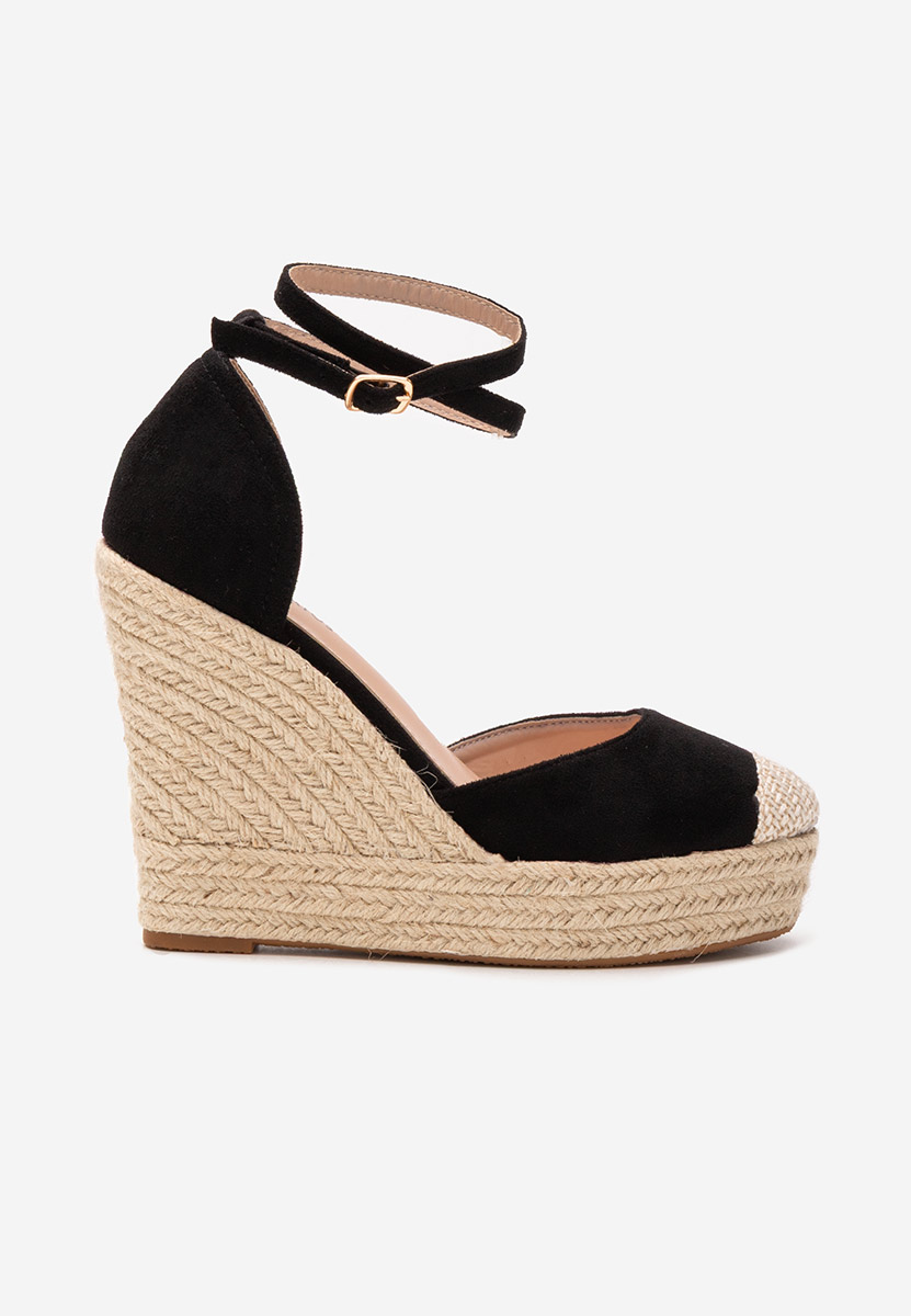 Sandale s platformom Saniza V3 crno