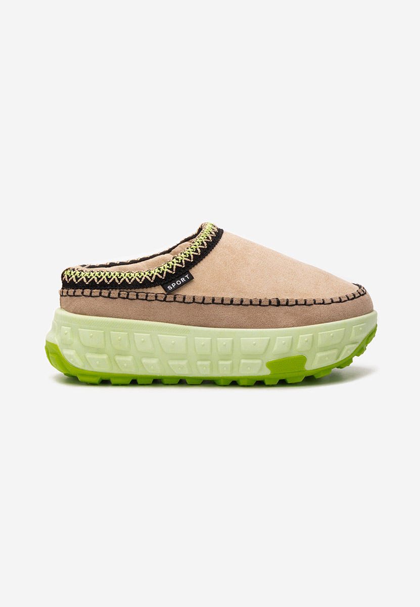 Ženske klompa Novela zeleno