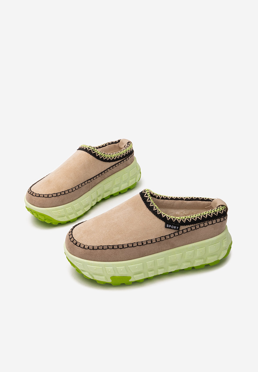 Ženske klompa Novela zeleno