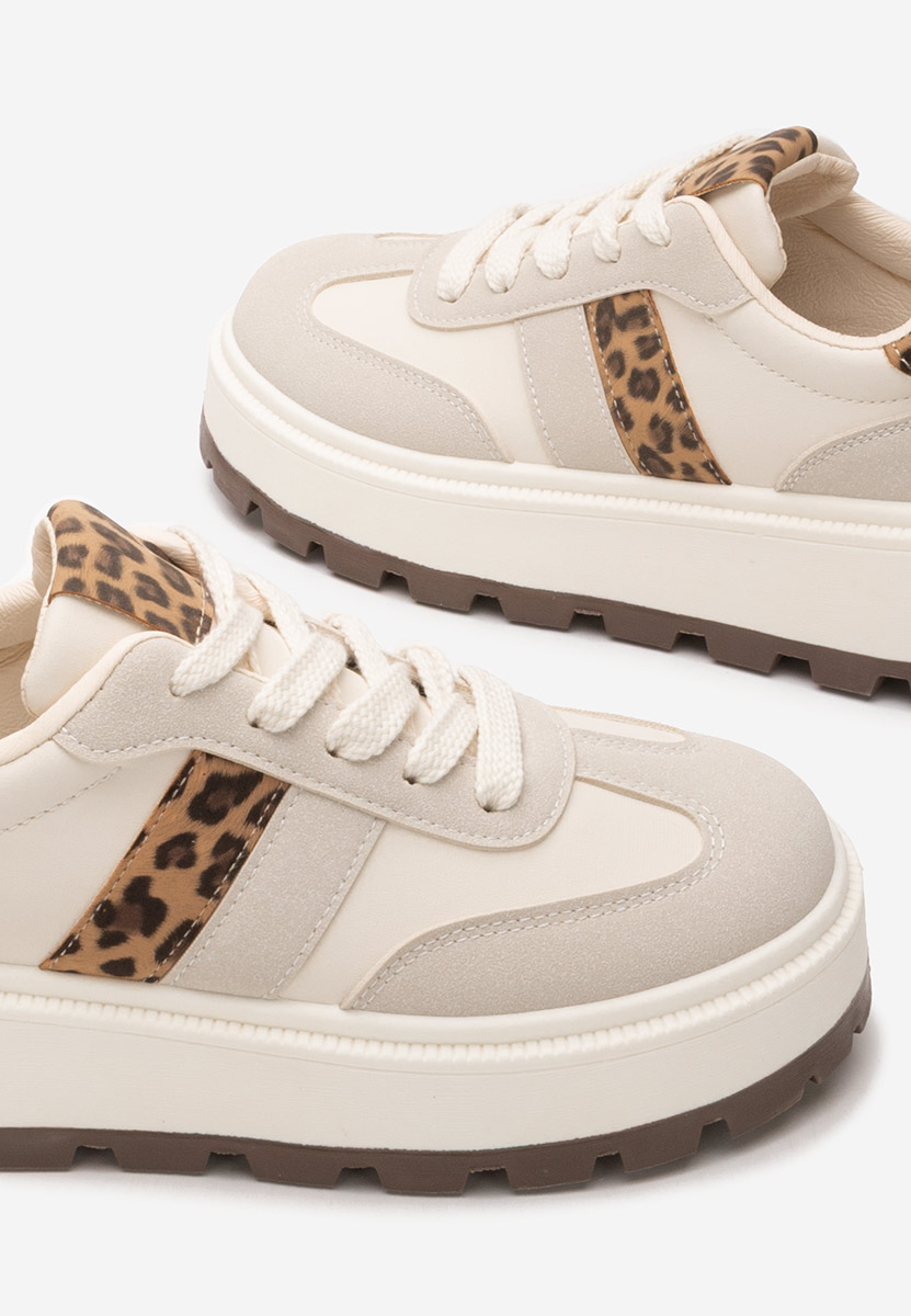 Tenisice sa platformom Estephany bež