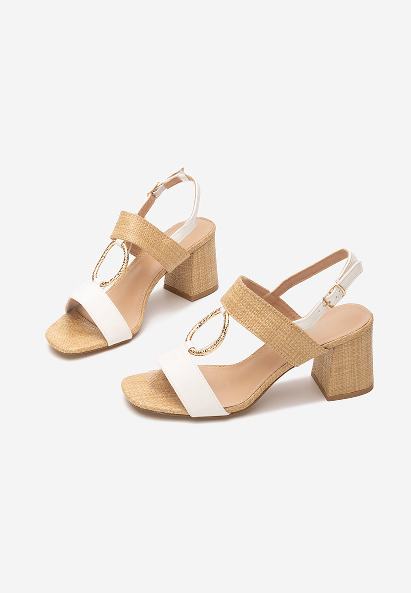 Sandale s petu Annyta bijele