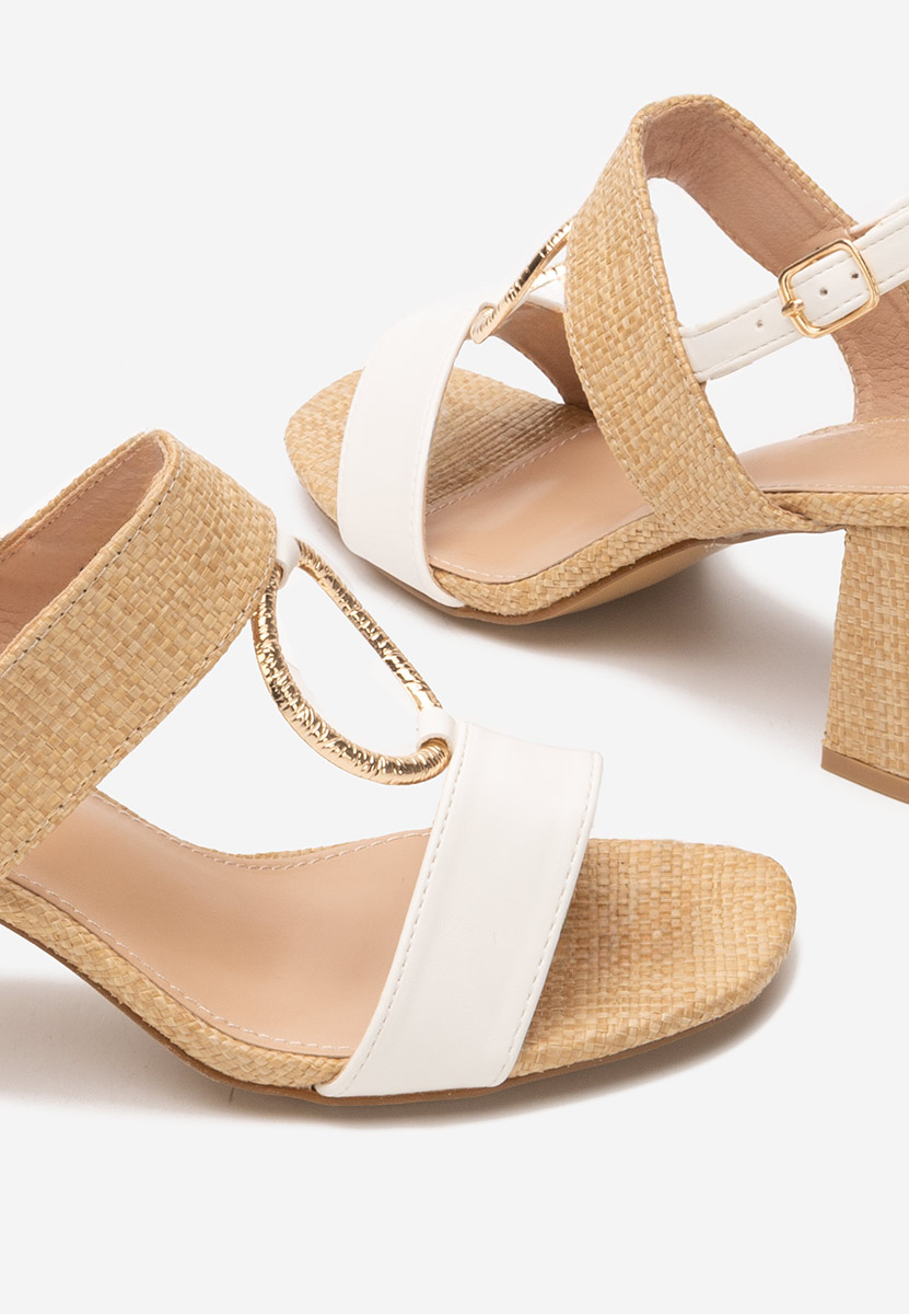 Sandale s petu Annyta bijele