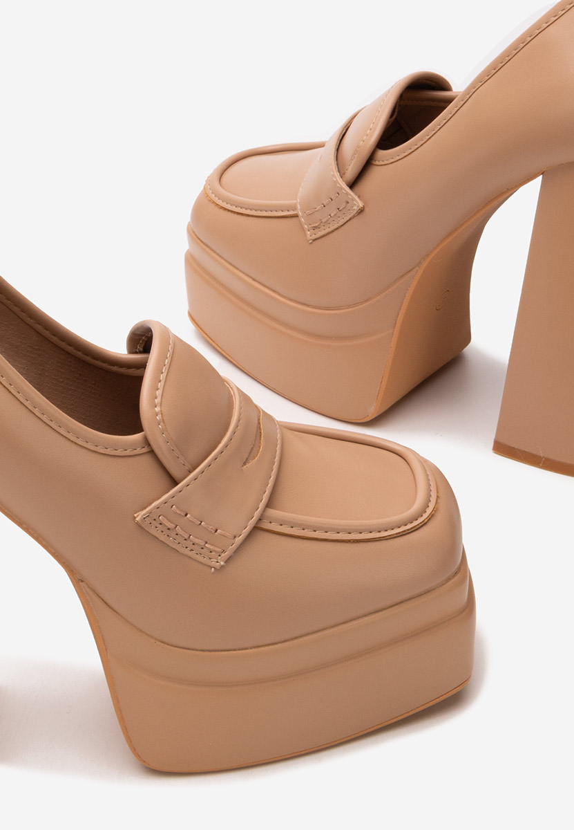 Mokasinke s petu Dieppa bež