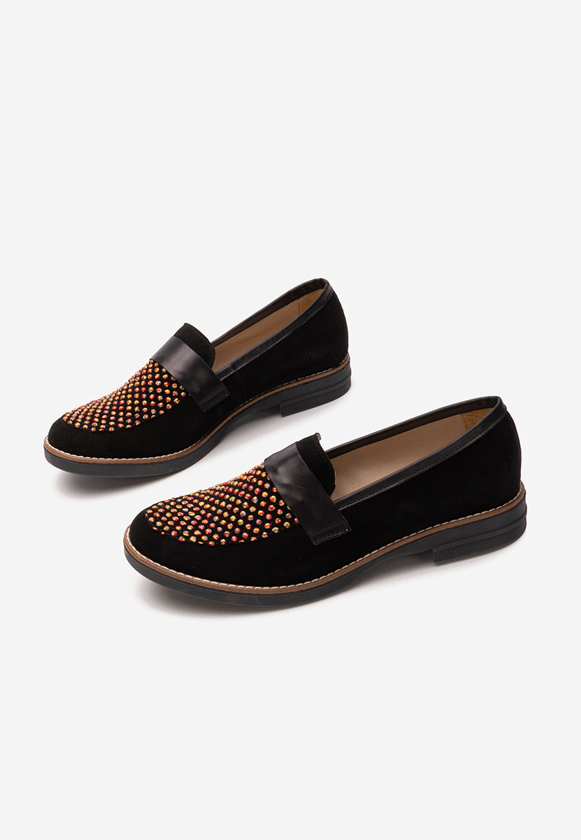 Mokasinke od prirodne kože Aleda V2 crno