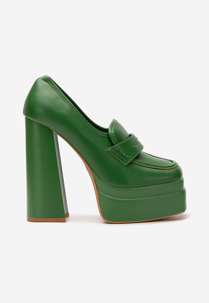 Mokasinke s petu Algara zeleno