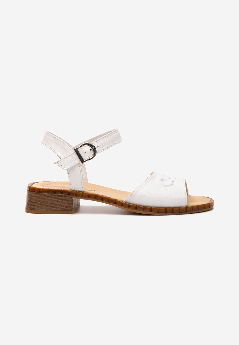 Sandale s petu Yolanda bijele