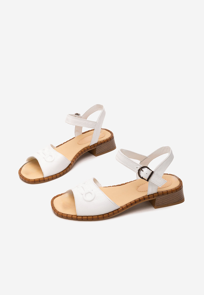 Sandale s petu Yolanda bijele