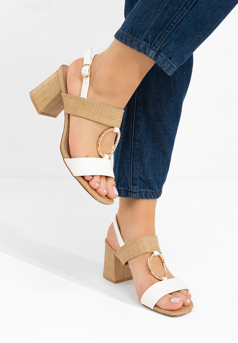 Sandale s petu Annyta bijele