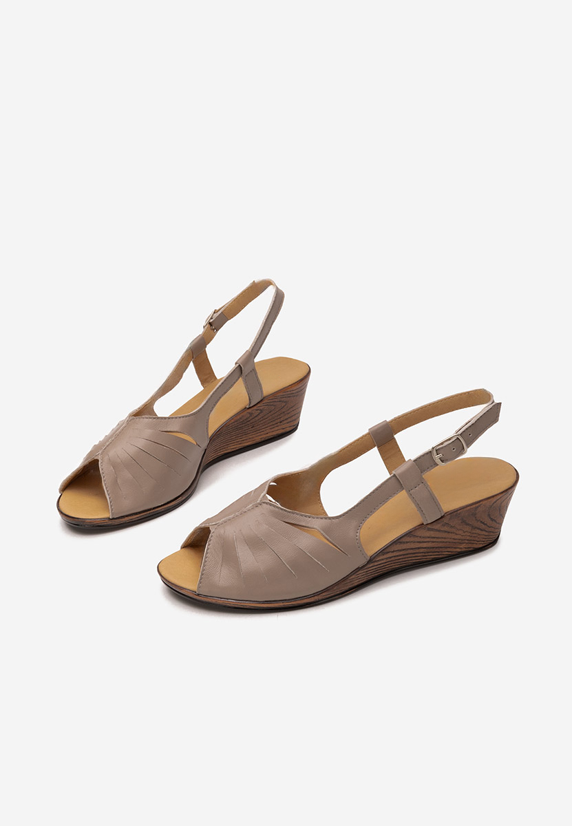 Sandale na ortopedijskim stopalom Lovara kaki