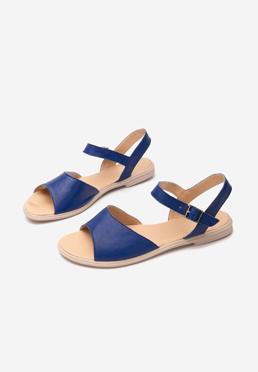 Sandale od prirodne kože Viadana plave