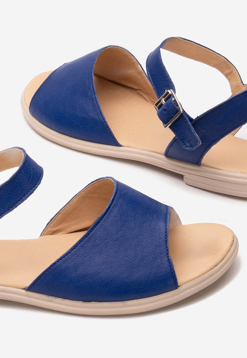 Sandale od prirodne kože Viadana plave