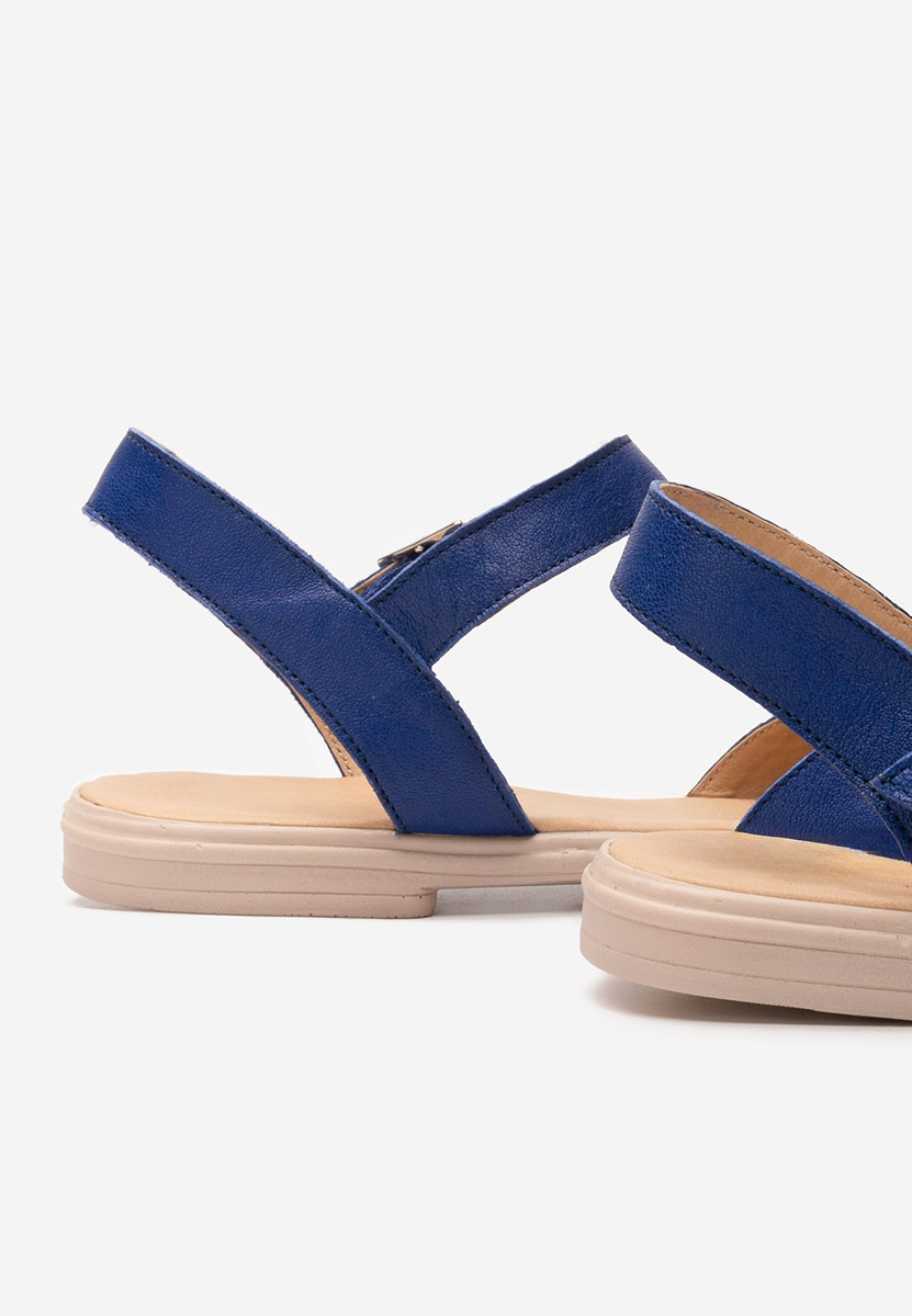 Sandale od prirodne kože Viadana plave