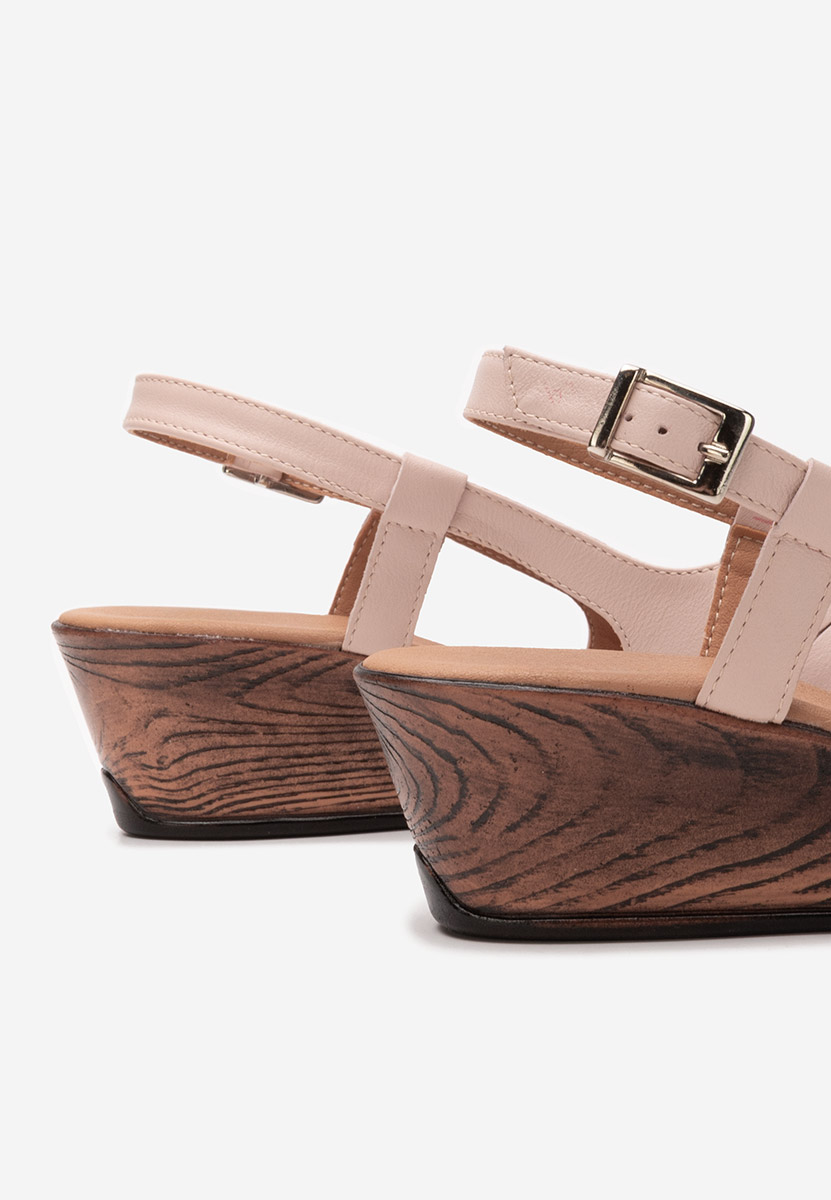 Sandale na ortopedijskim stopalom Lovara ružičasto