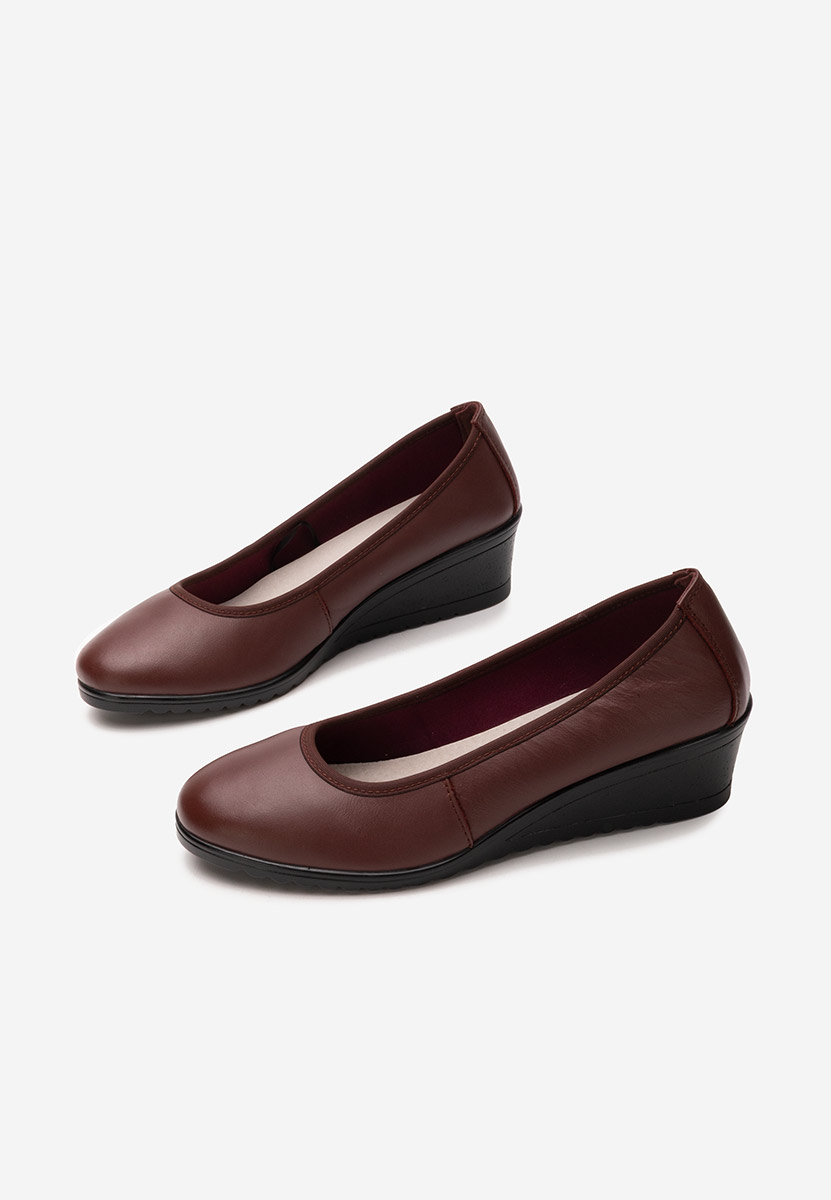 Cipele s platformom Josmia vinsko crvena