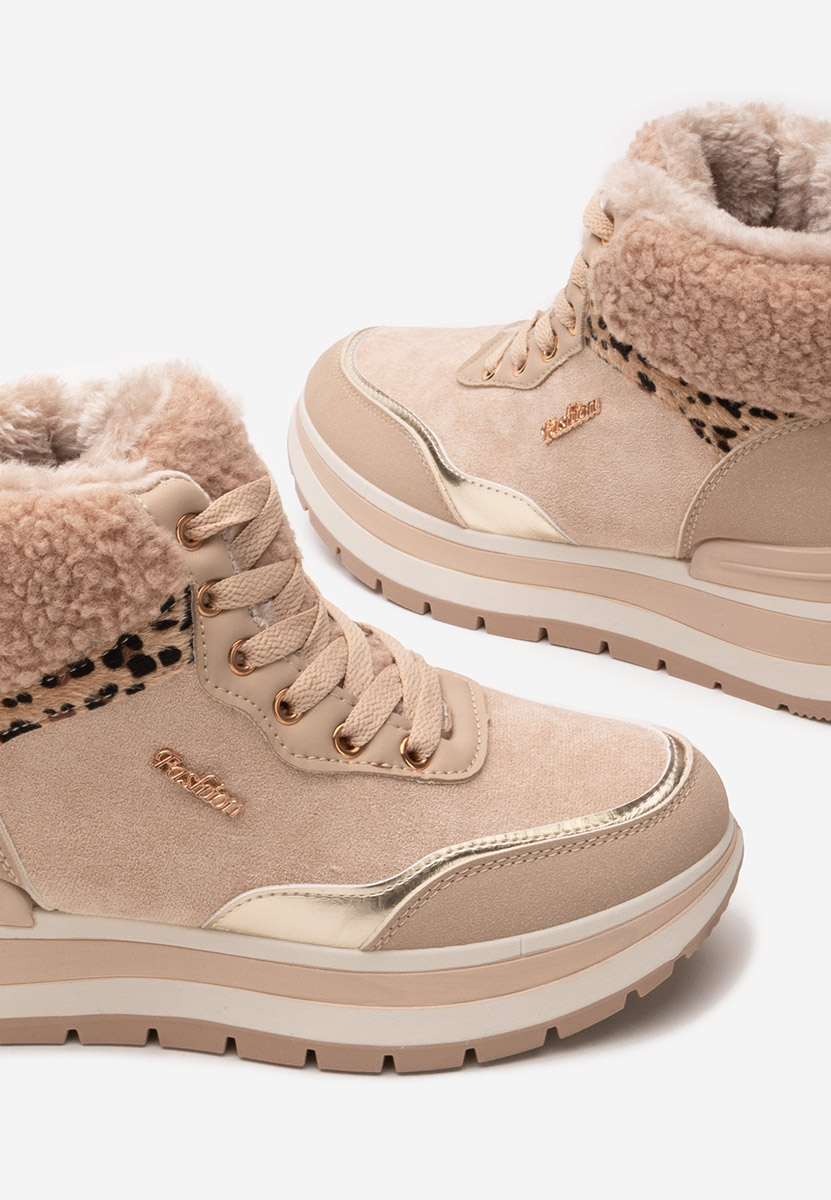 High-Top Sneakers Lisaia kaki