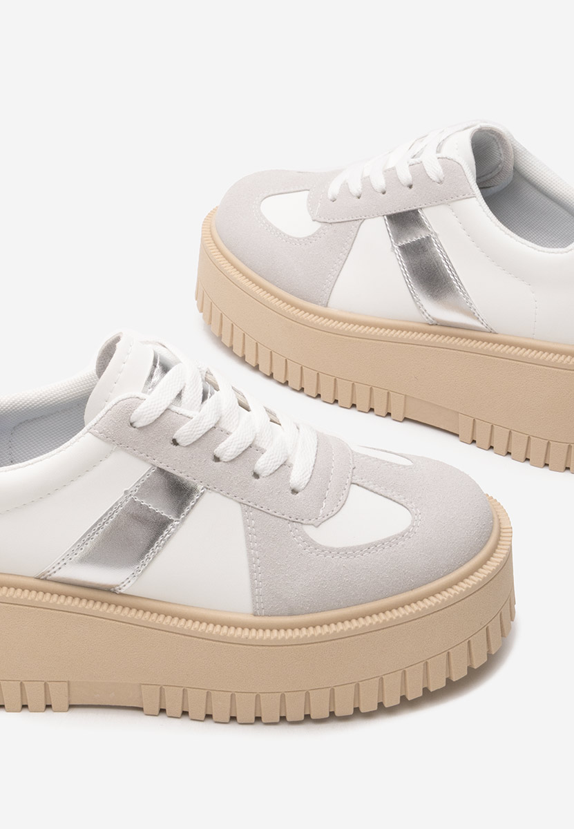 Tenisice sa platformom Michele bijele