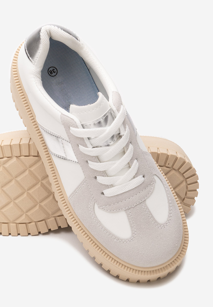 Tenisice sa platformom Michele bijele