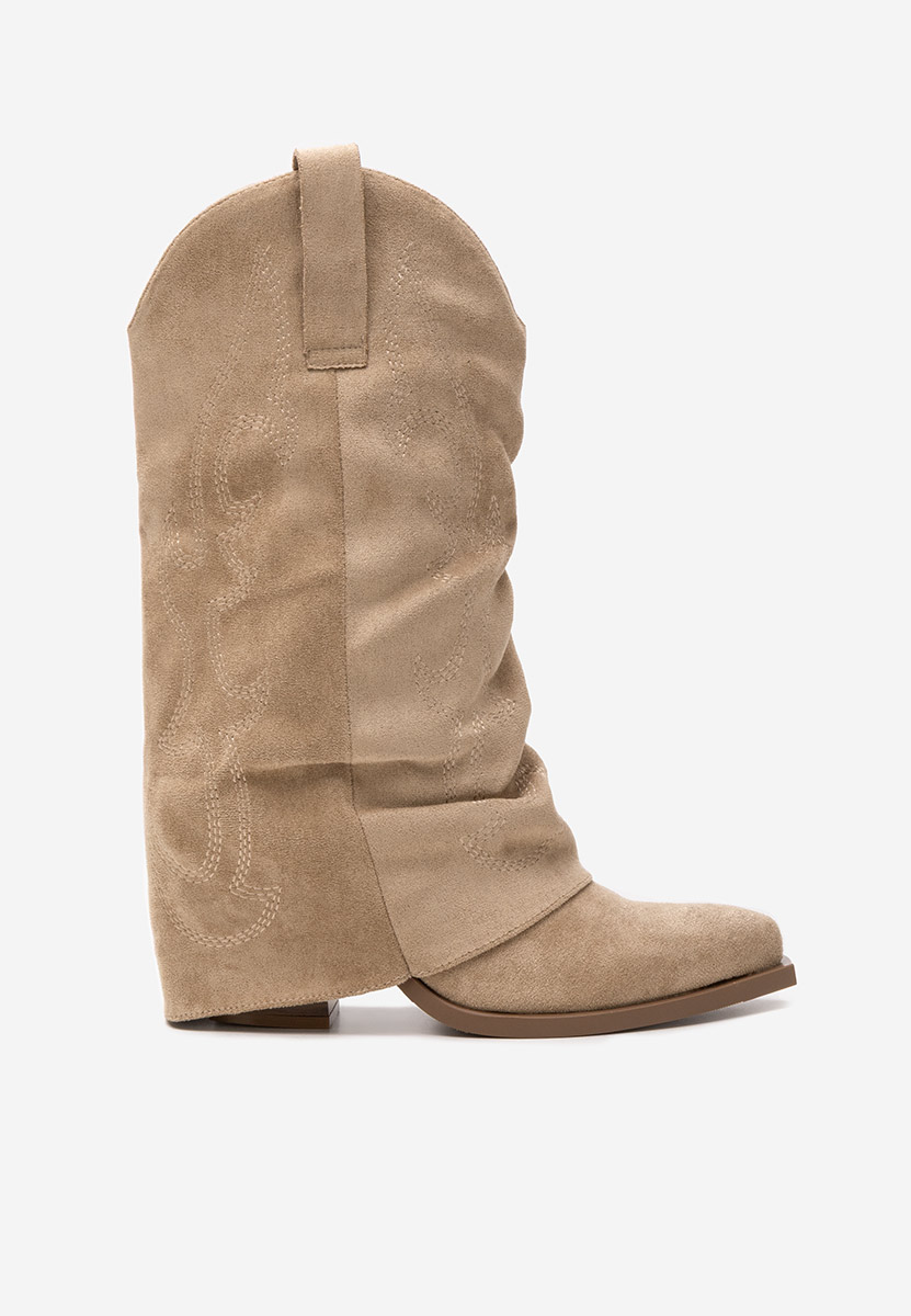Čizme na petu Wandia kaki
