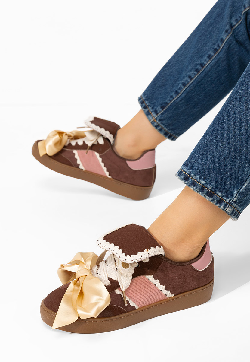 Ženske sneakers Maxima braon