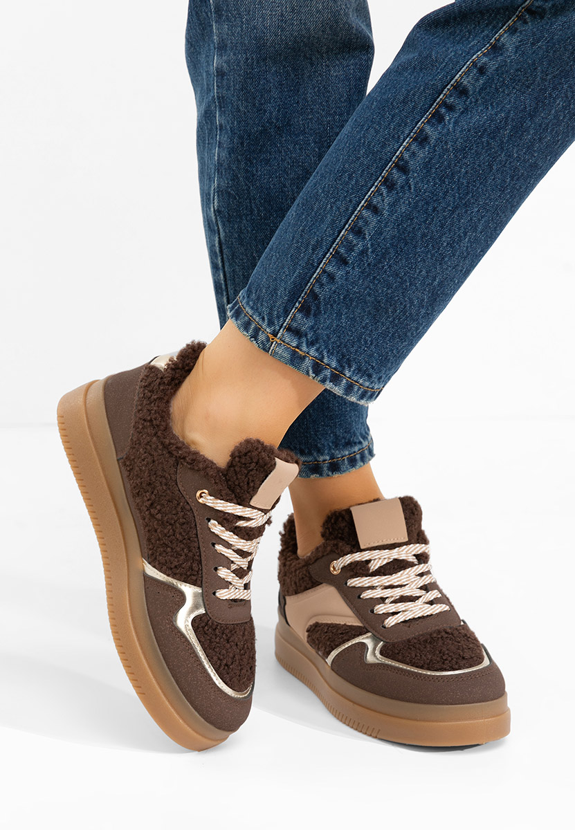 Ženske sneakers Maisie braon