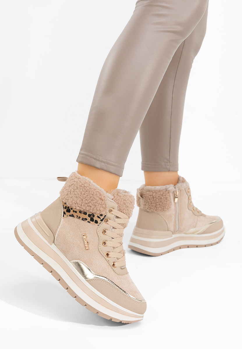 High-Top Sneakers Lisaia kaki