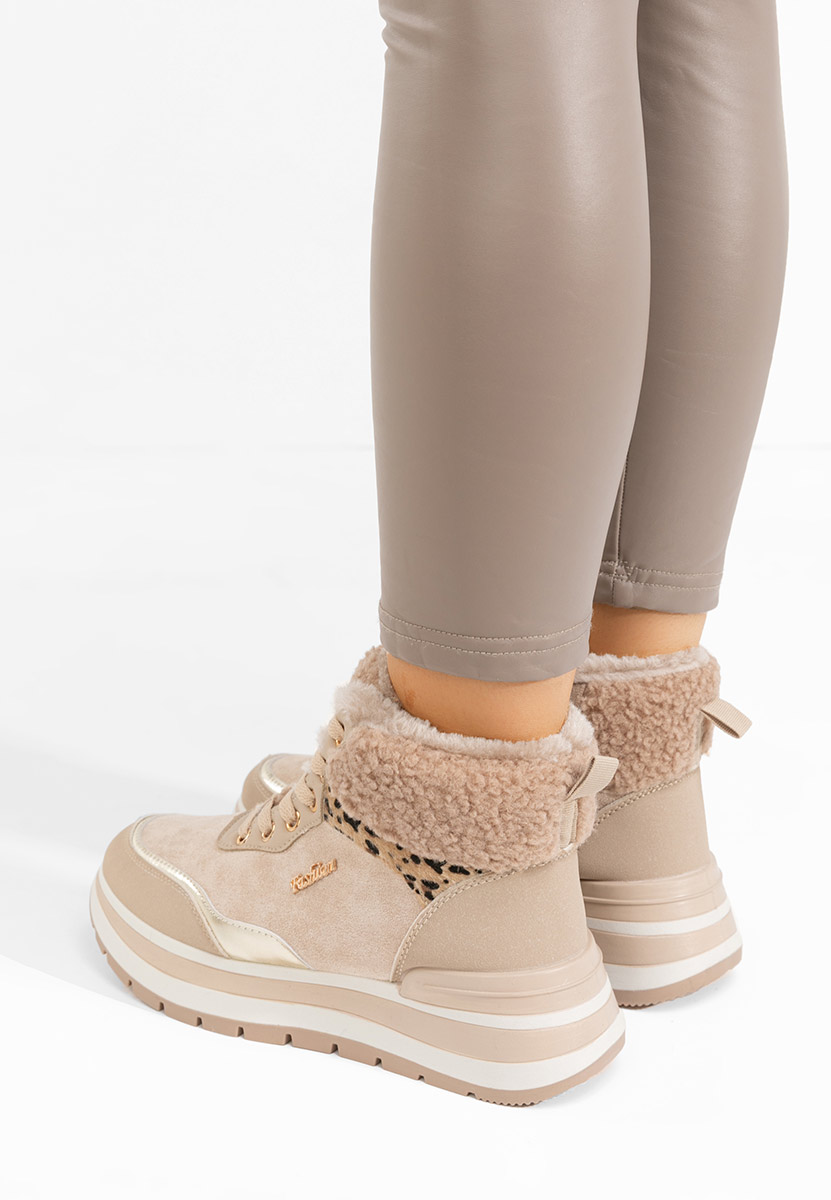 High-Top Sneakers Lisaia kaki