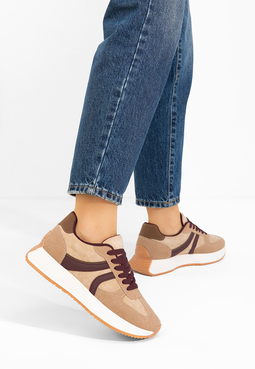Ženske sneakers Caragea braon