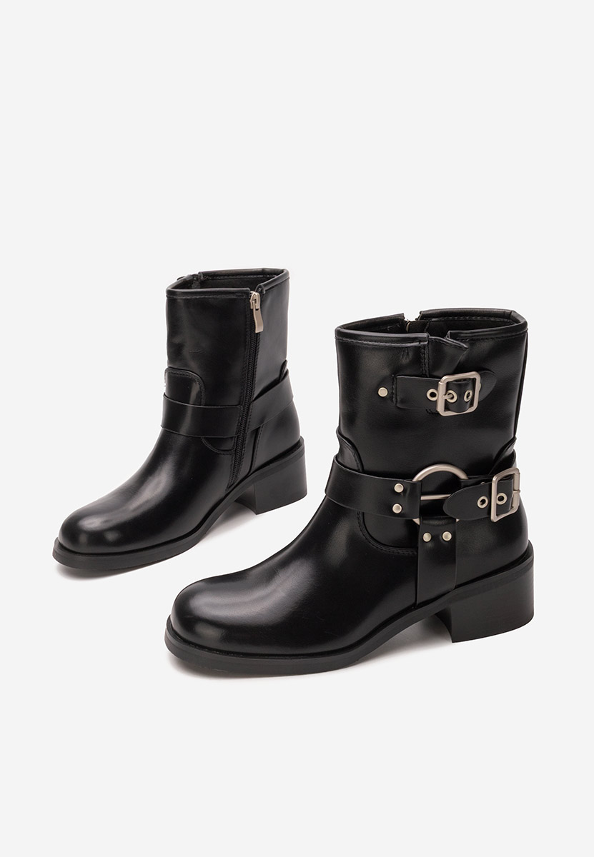 Ženske gležnjače Pamira crno