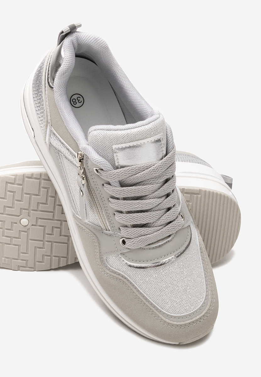 Tenisice sa platformom sivo